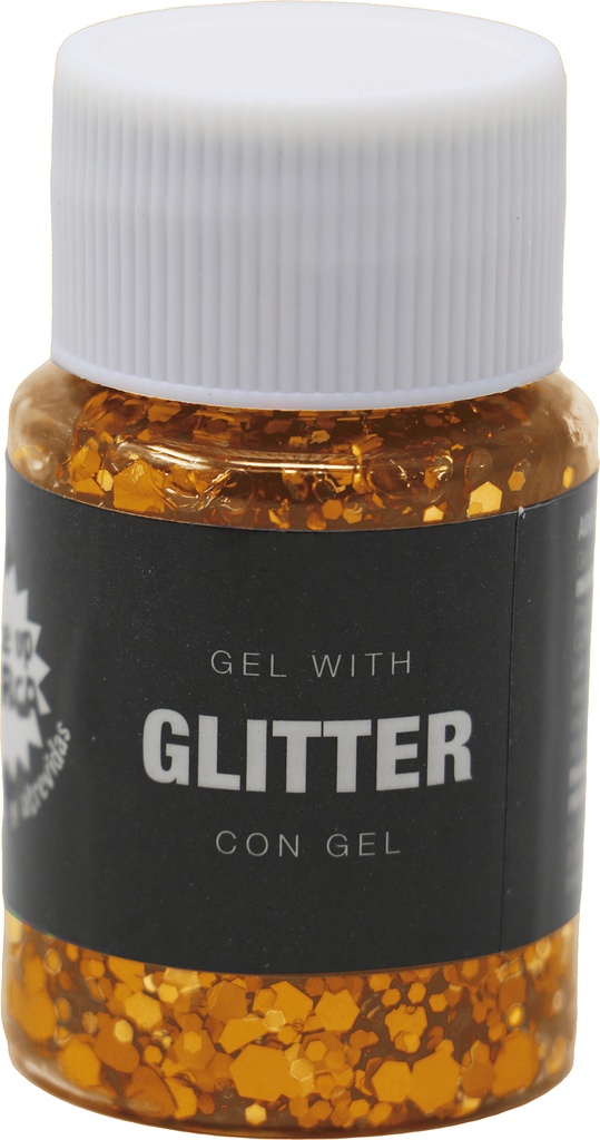 Guirca Glitter Gel Pot 20g – Orange
