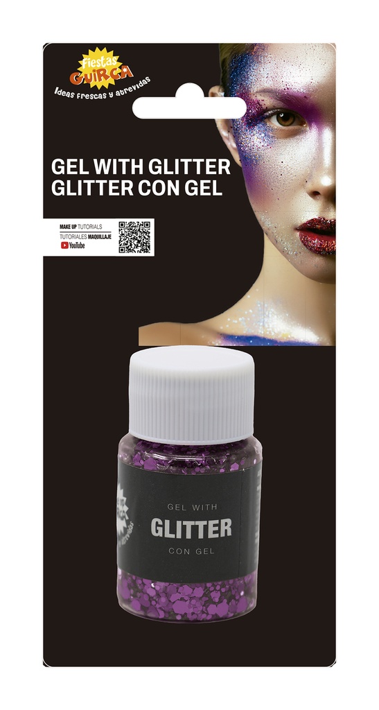Guirca Glitter Gel Pot 20g – Purple