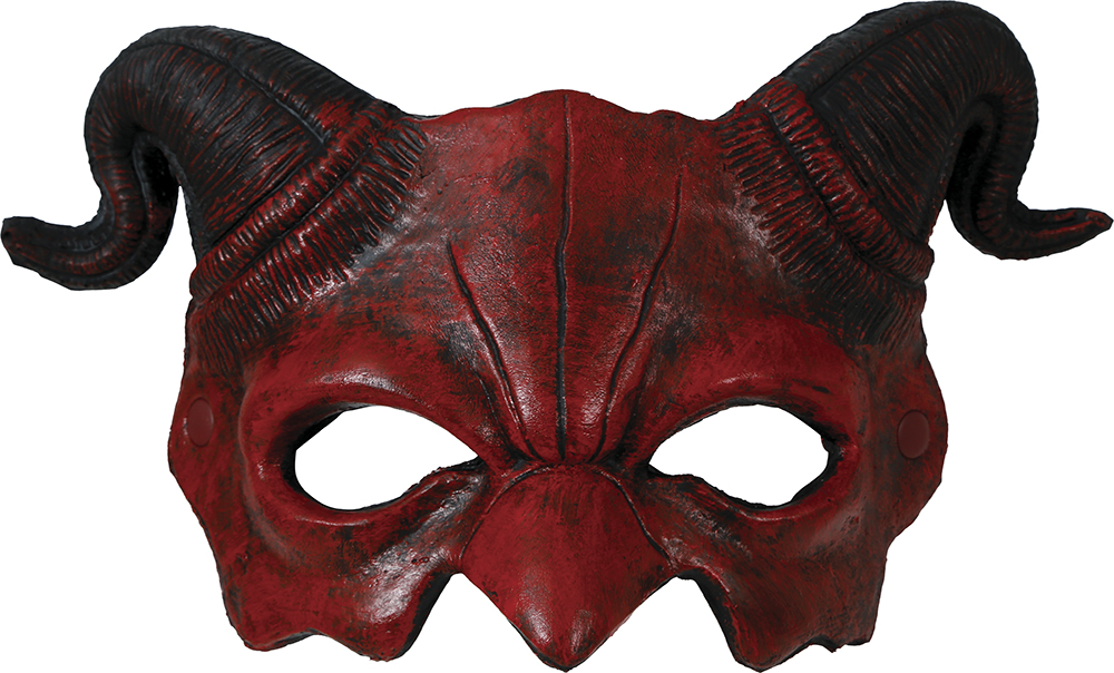 Half Mask Demon – Adult One Size