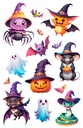 Halloween Assorted Characters Stickers