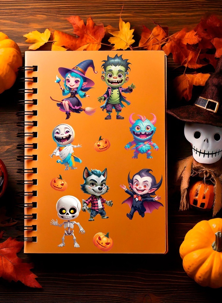 Halloween Assorted Designs Stickers