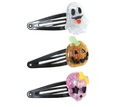 Halloween Assorted Hair Clips – 3pcs