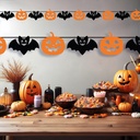 Halloween Bat & Pumpkin Garland Banner 300cm (20x18cm)