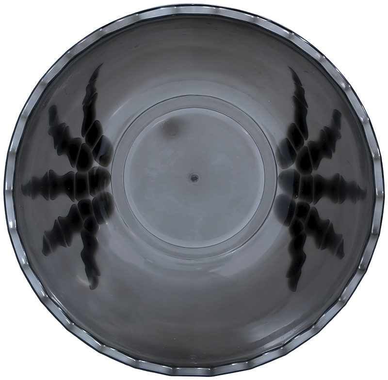 Halloween Black Skeleton Hand Bowl 14x33cm