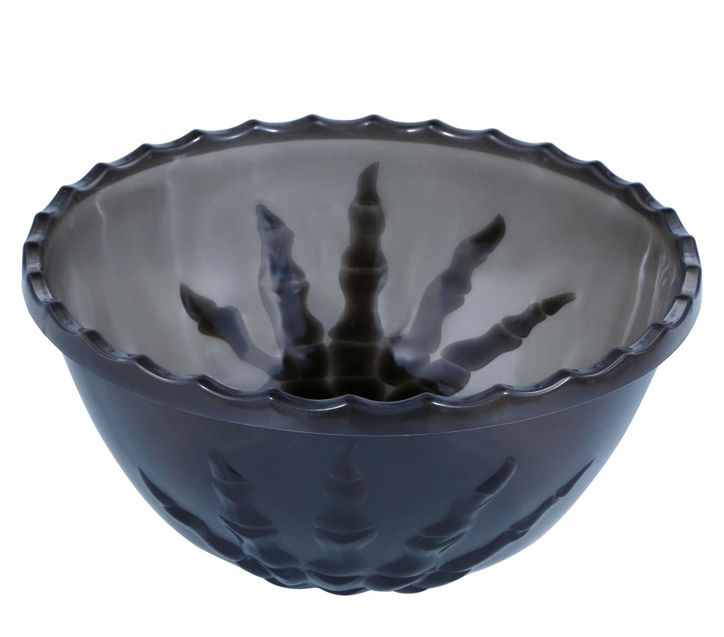 Halloween Black Skeleton Hand Bowl 14x33cm