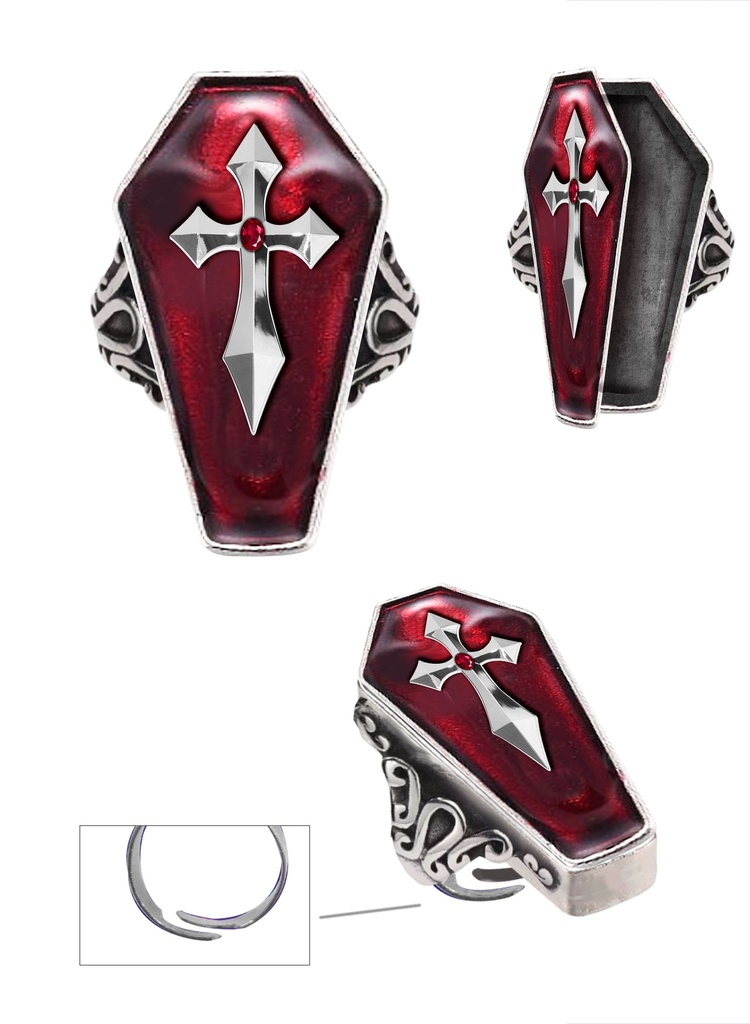 Halloween Coffin Ring
