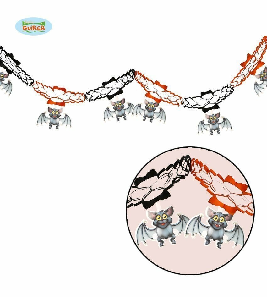 Halloween Cuty Bat Garland 15 x 200xm