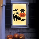 Halloween Decoration Gel Cat 20x25cm
