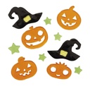 Halloween Decoration Gel Pumpkins & Hats – 20x25cm
