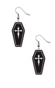 Halloween Earrings Coffin