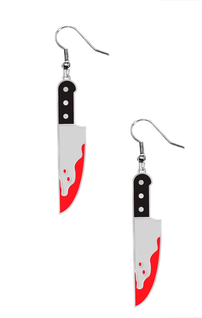 Halloween Earrings Knifes
