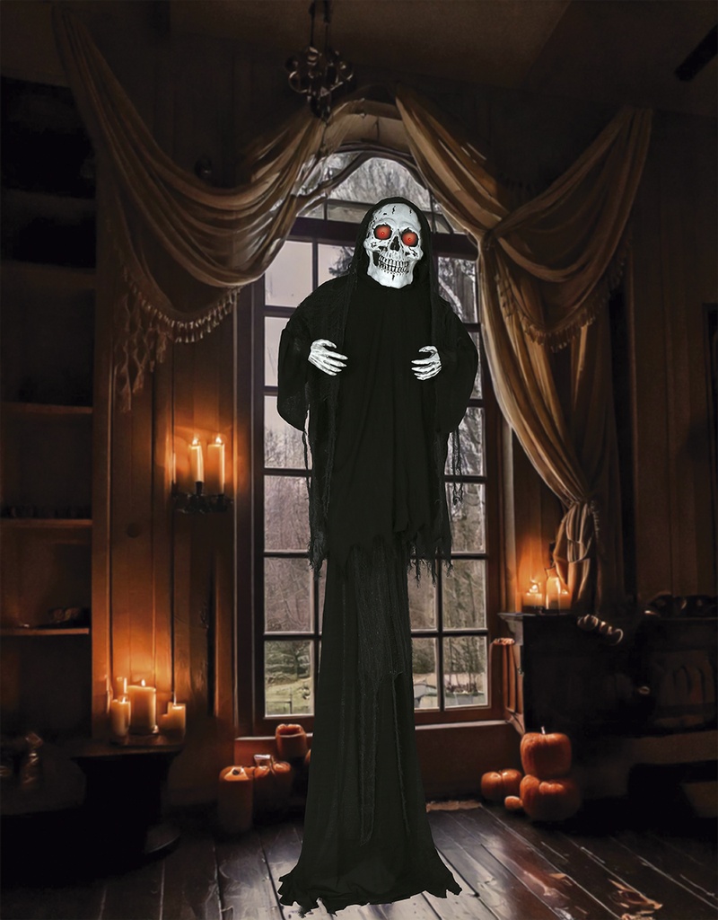Halloween Giant Skeleton Light Sound & Movement 260cm