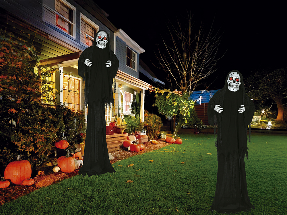 Halloween Giant Skeleton Light Sound & Movement 260cm