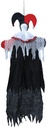 Halloween Hanging Clown Buffon With Light Sound & Movement 120cm