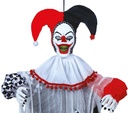 Halloween Hanging Clown Buffon With Light Sound & Movement 120cm