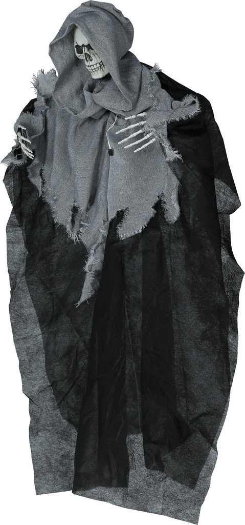 Halloween Hanging Skeleton Light Sound & Movement 90cm