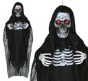Halloween Hanging Skeleton With Light & Sound 180cm