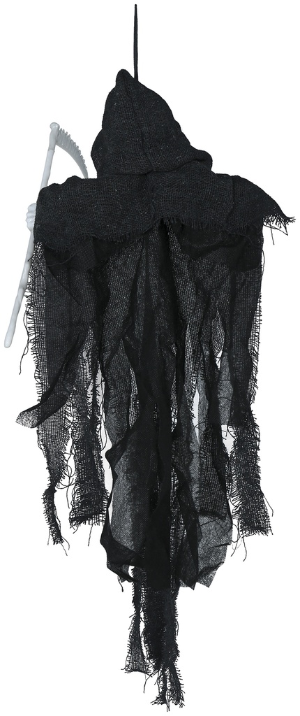 Halloween Hanging Skeleton With Scythe 50cm