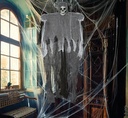 Halloween Hanging Skeleton With Tunic 90cm