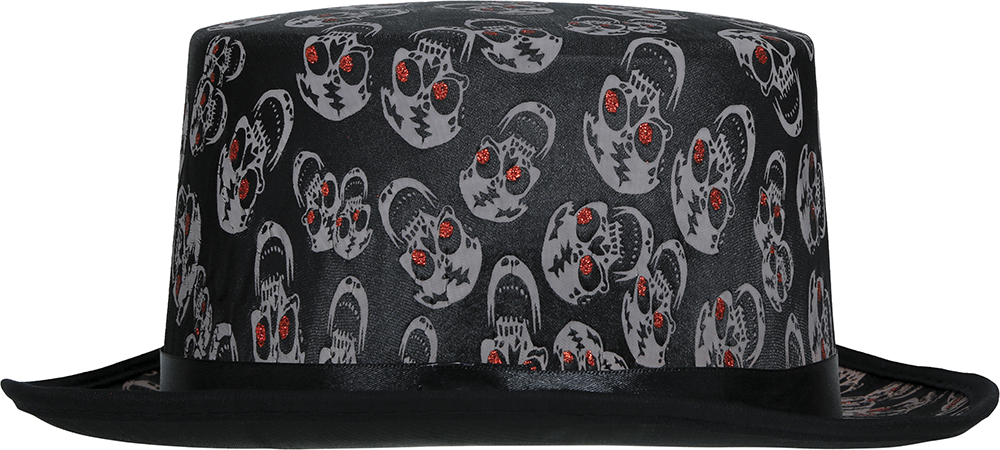 Halloween Hat With Skulls – Adult One Size