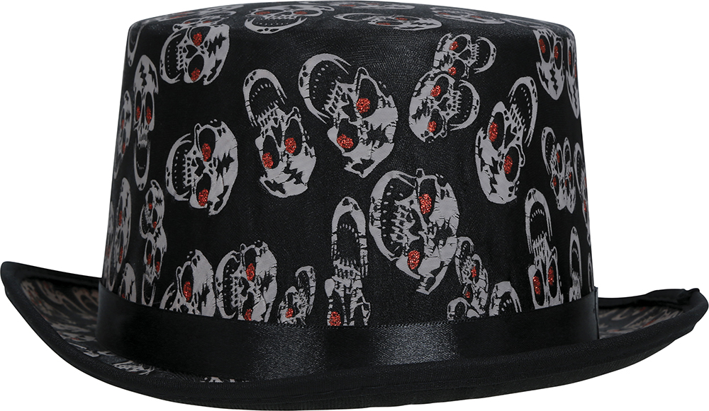 Halloween Hat With Skulls – Adult One Size
