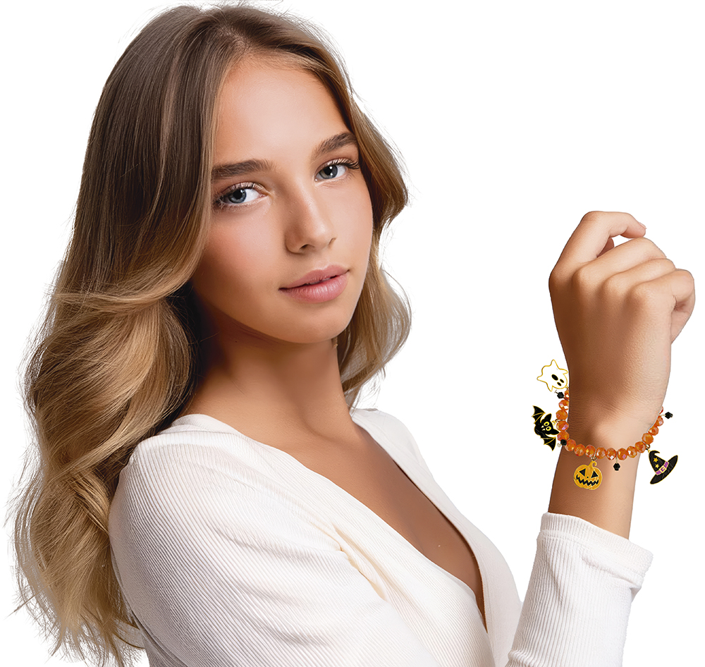 Halloween Orange Figure Bracelet