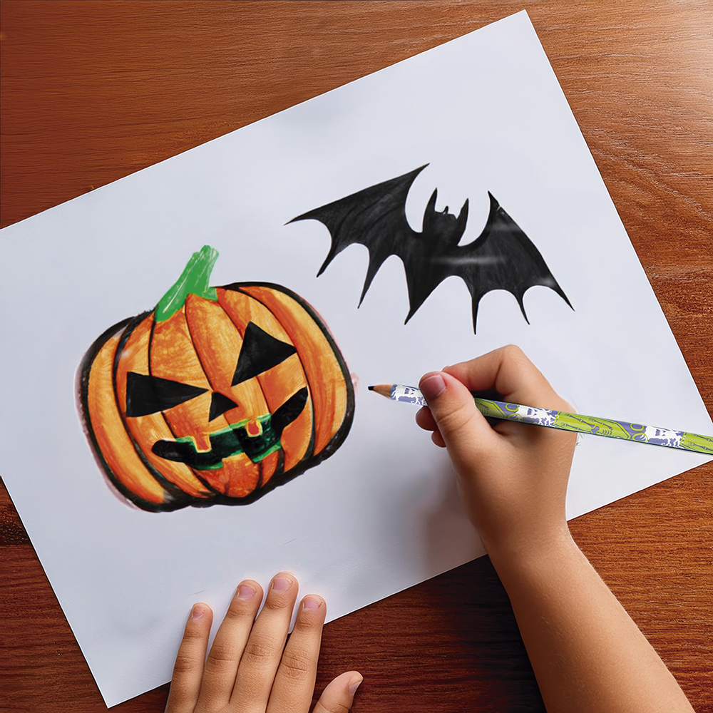 Halloween Pencils 18.5cm – 12pcs