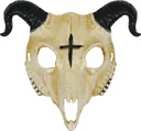 Halloween Ram Skull Mask – Adult One Size