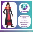 Halloween Rose Vampiress Girl Costume – Age 3 to 4 Years