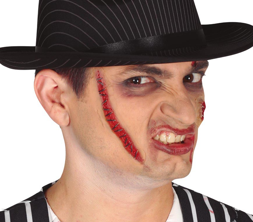 Halloween Seamed Scar Latex With Liquid Glue
