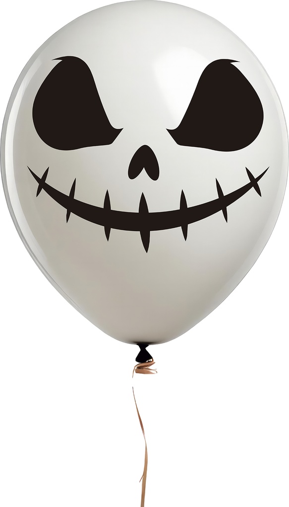 Halloween Skeleton Ghost Balloons 30cm – 10pk