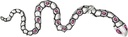 Halloween Snake Earings Silver 6cm