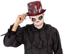 Halloween Top Hat Roses & Skull With Light – Adult One Size