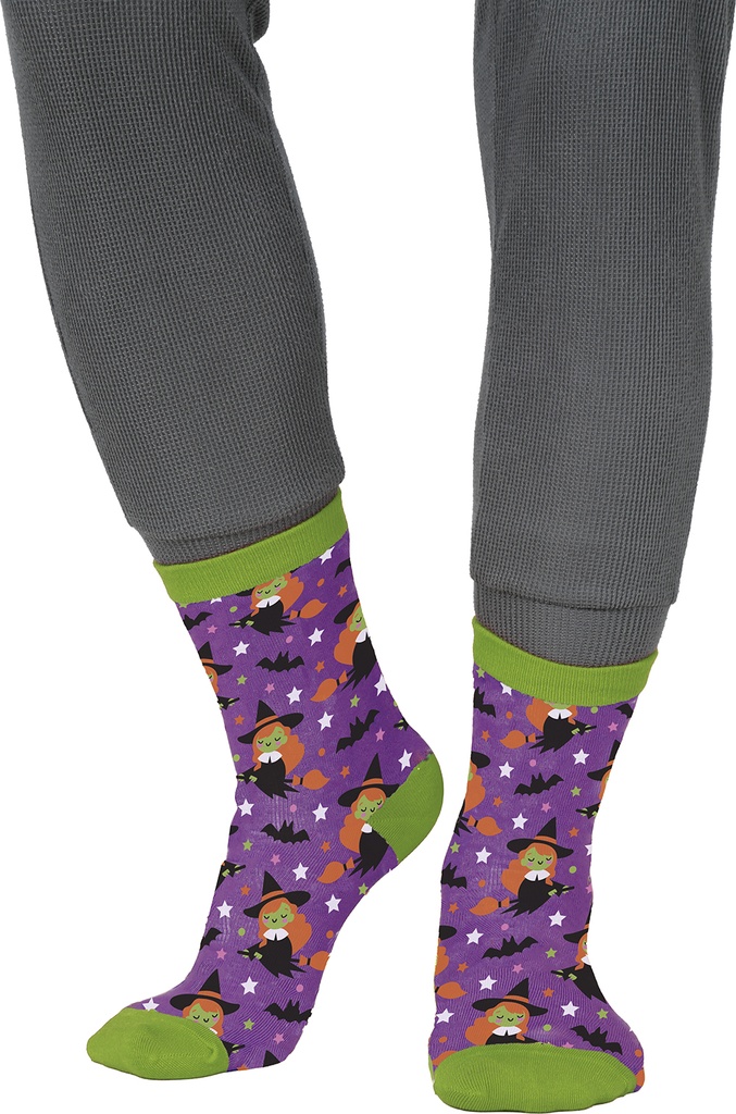Halloween Witches Socks – Size 22-28
