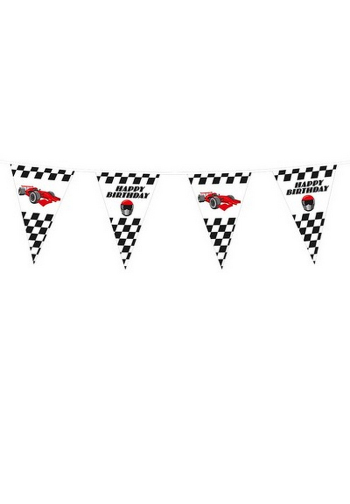 Happy Birthday Racing Bunting Banner – 6m