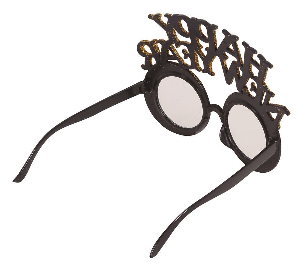 Happy New Year Glasses Assorted Silver / Gold