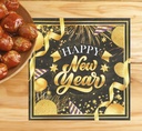 Happy New Year Napkins 16x16cm – 20pcs