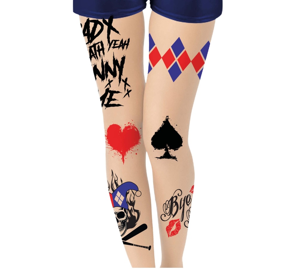 Harley Quinn Dangerous Tights – Adult One Size
