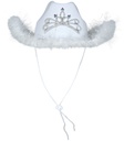 Hens Party Cowboy Hat With Boa – Adult One Size