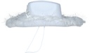 Hens Party Cowboy Hat With Boa – Adult One Size