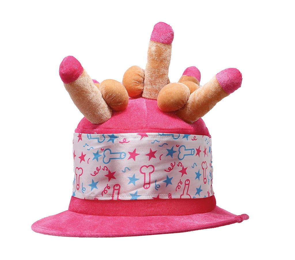 Hens Party Pink Hat With Penises