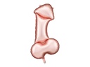 Hens Rose Gold Penis Foil Balloon 55.5x112cm