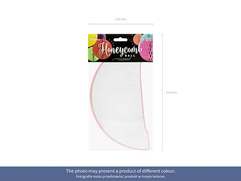 Honeycomb Ball, White, 30cm