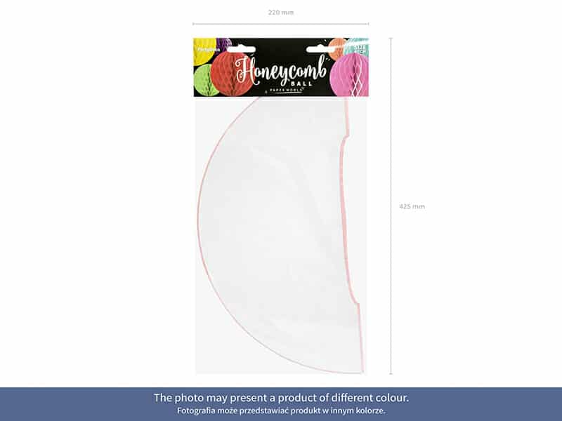 Honeycomb Ball, White, 40cm