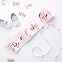 It’s a Baby Girl Pink Baby Shower Sash