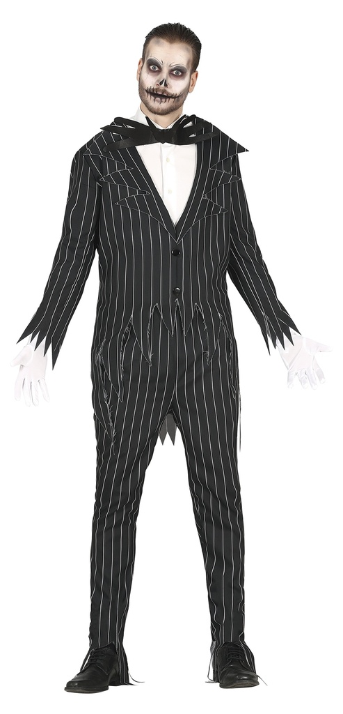 Jack Skellington Skeleton Costume – Adult Size Medium (48-50)