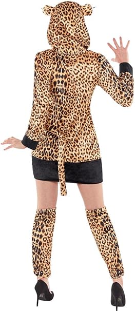 Leopard Lady Costume – Adult Size Medium