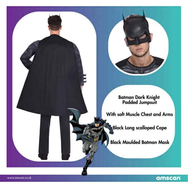 Licensed DC Batman Dark Knight Rises – Adult Size XL