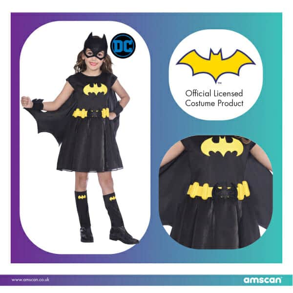 Licensed DC Classic Batgirl – Age 8 to 10 Years
