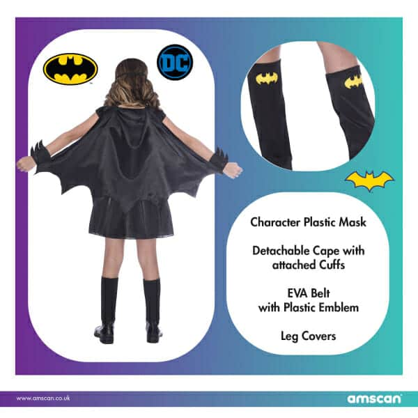 Licensed DC Classic Batgirl – Age 8 to 10 Years